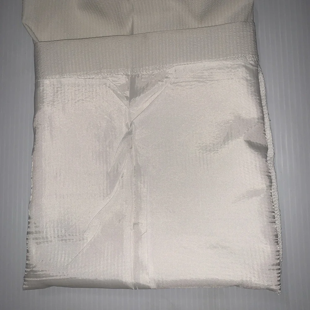 Lauren Ralph LRL Pants Mens 40x30 Pique Off White Straight Lined Classic Preppy